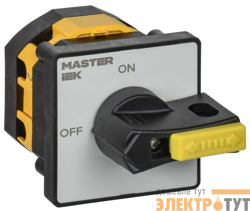 Переключатель кулачковый 10А (сх. 91) стандартная рукоятка IEK MI-CS10-010-091