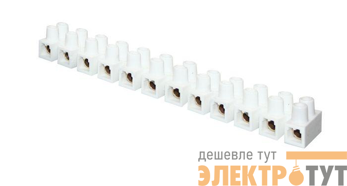 Колодка клеммная 35мм 80А полистирол бел. EKF plc-KK-35-80-ps-w