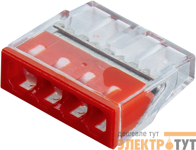 Клемма монтажная 95 174 NTC-NC-01-4-r (уп.5шт) NAVIGATOR 95174