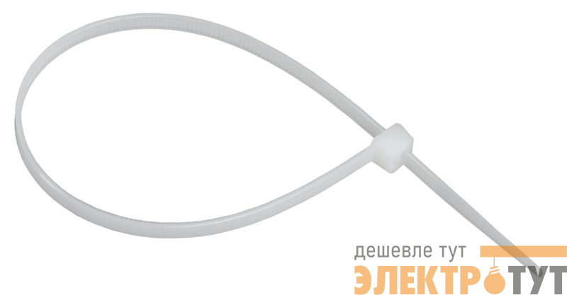 Хомут 4.8х300мм P6.6 стандартный бел. (уп.100шт) IEK UHH30-D048-300-100-K01
