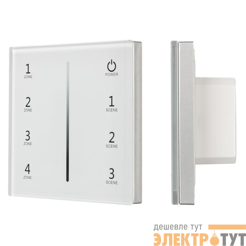 Панель SMART-P34-DIM-IN White (230В 0-10В Sens 2.4G) (IP20 пластик) Arlight 027111