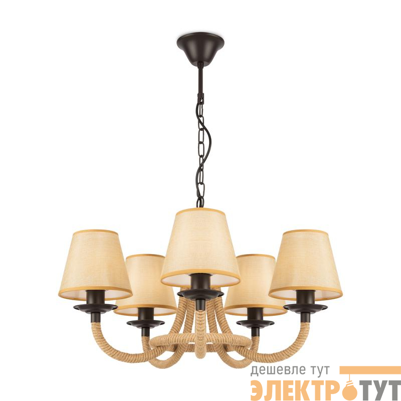 Люстра Corda 60Вт E14х5 IP20 Freya FR4402-PL-05-GB