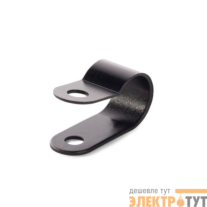 Скоба СНК 9 пластик. черн. (уп.100шт) Fortisflex 103930