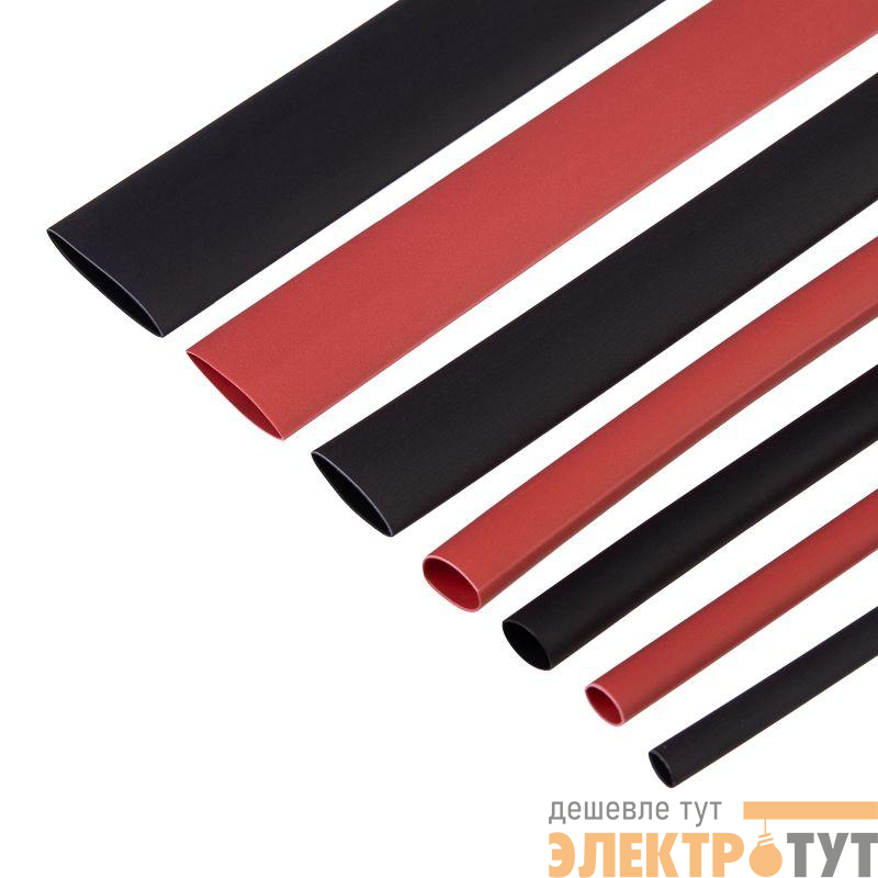 Набор трубок термоусадочных №6 MAXIMUM ТУТ нг (уп.14шт по 10см) Rexant 29-0106