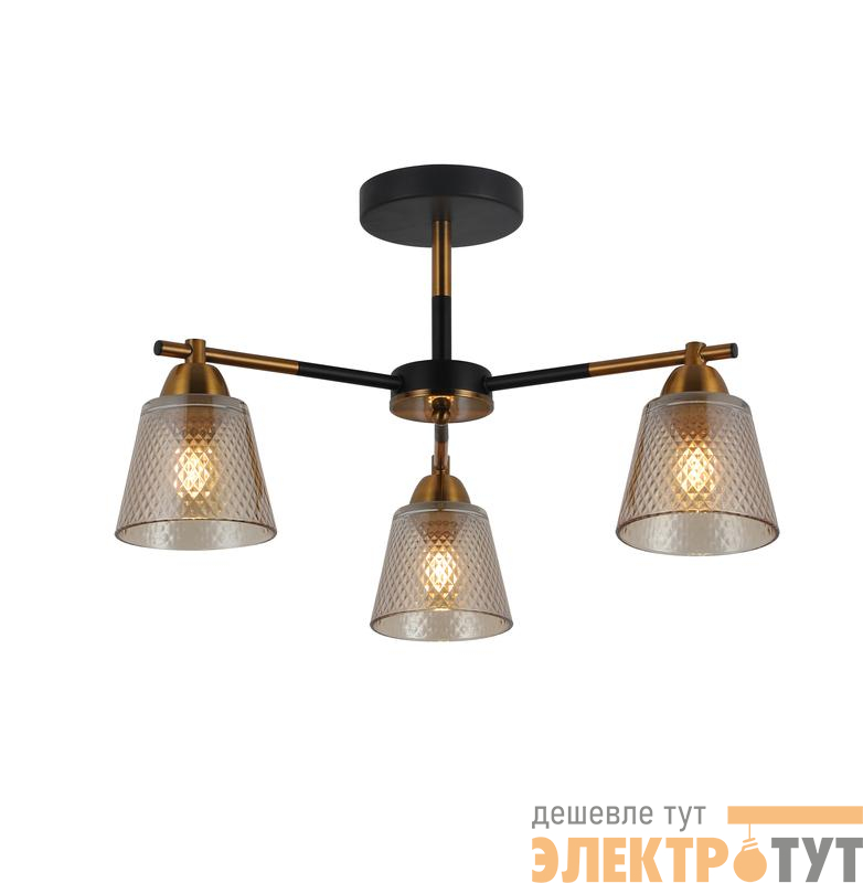 Люстра Kello 60Вт E27х3 IP20 Freya FR4015PL-03BBZ