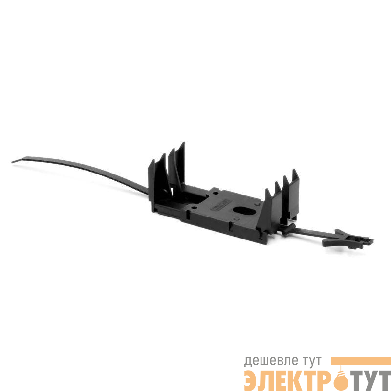 Держатель для труб (клипса) d15-55мм Angara раздвижной с хомутом для крышек 70; 90; 120мм DKC AIR00001