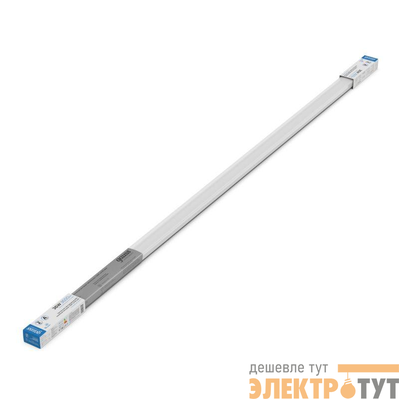 Светильник светодиодный Ultracompact 36Вт 6500К IP65 3600лм 1635х39х31.5мм линейный матов. с БАП 90мин GAUSS 143425336A