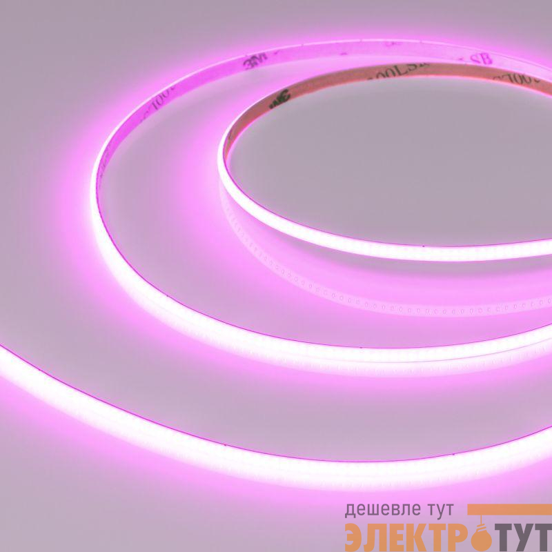 Лента светодиодная COB-X480-4mm 24V Magenta 4Вт/м IP20 (уп.5м) Arlight 046914
