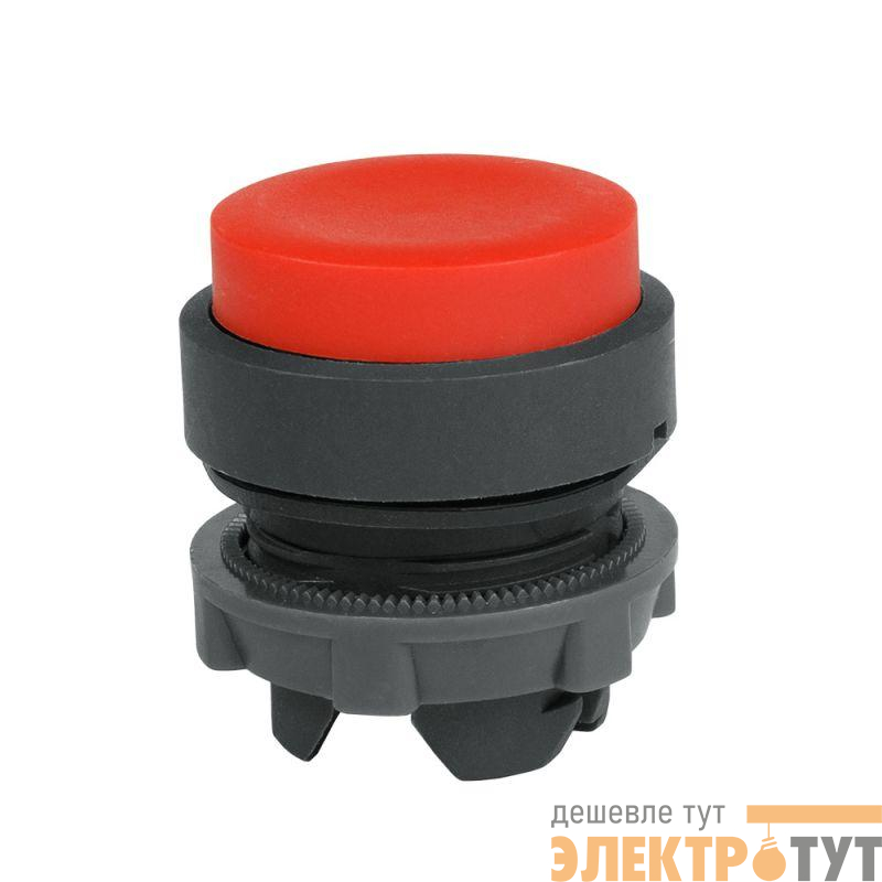 Головка кнопки OptiSignal D22 A5-PJ-4 выступ. толкатель красн. пластик ZB5AL4 КЭАЗ 332297