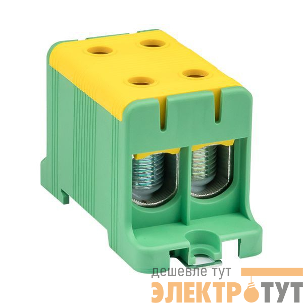 Клемма силовая вводная двойн. КСВ 16-95кв.мм желт./зел. EKF plc-kvs2-16-95-y-green