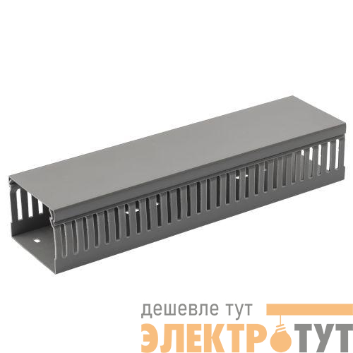 Кабель-канал перфорированный 60х40 L2000 сер. KK-60-40-PERF Эра Б0050776