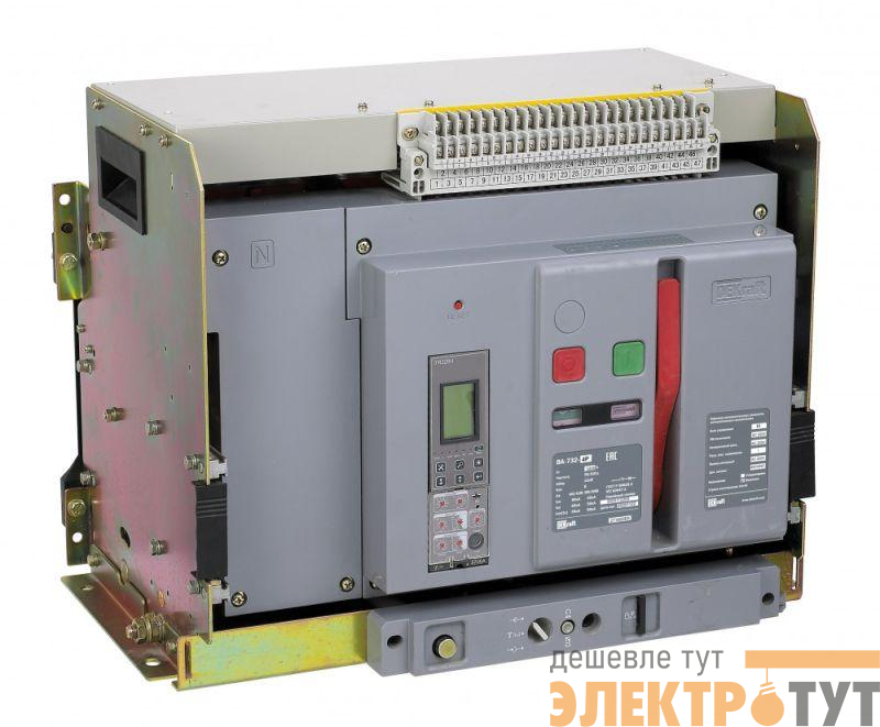 Выключатель автоматический воздушный 4п 2500А 80кА ВА-732 расцеп. Н выкатн. DEKraft 27159DEK