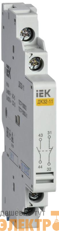 Контакт дополнительный 1НО+1НЗ ДК32-11 KARAT IEK DMS11D-AU11