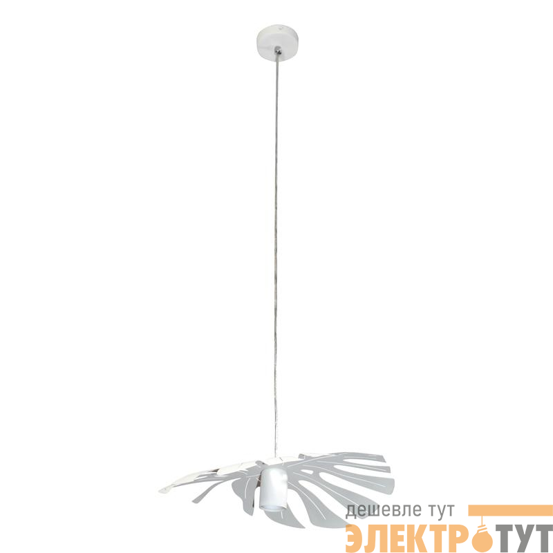 Светильник "Монстера" 211 НСБ 01-60-166 Е27 (ИМ) подвесной бел.муар Элетех 1005405156