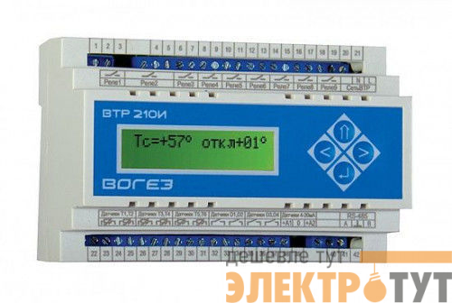 Микропроцессорный терморегулятор ОАО Манотомь ТРМ12-СУ-01