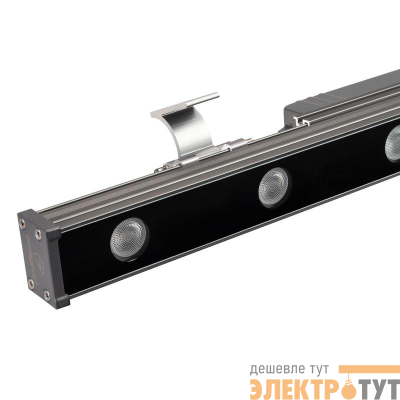 Прожектор линейный AR-LINE-500-6W Warm3000 (GR 30 deg 230В) IP65 металл Arlight 037364(1)