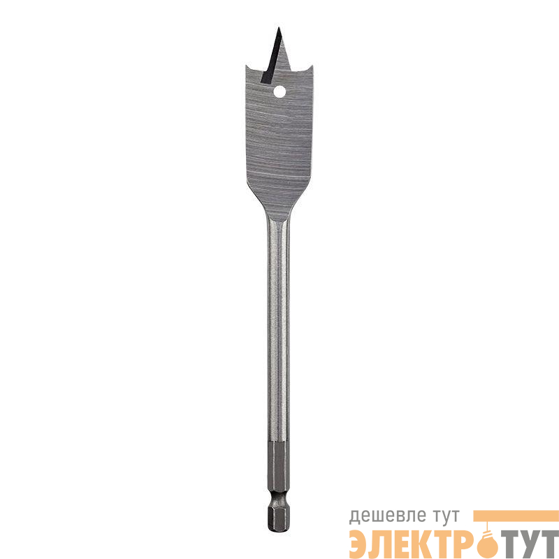 Сверло перовое по дереву 40мм (шестигранный хвостовик) Kranz KR-91-0677