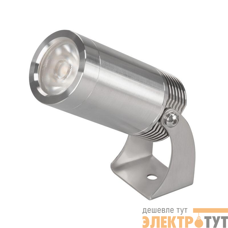 Светильник светодиодный KT-WATER-R44-8W Warm3000 (SL 24 deg 12V) IP68 металл Arlight 047733