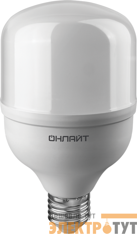 Лампа светодиодная высокомощная 82 900 OLL-T80-30-230-840-E27 30Вт 4000К нейтр. бел. E27 2400лм 176-264В ОНЛАЙТ 82900
