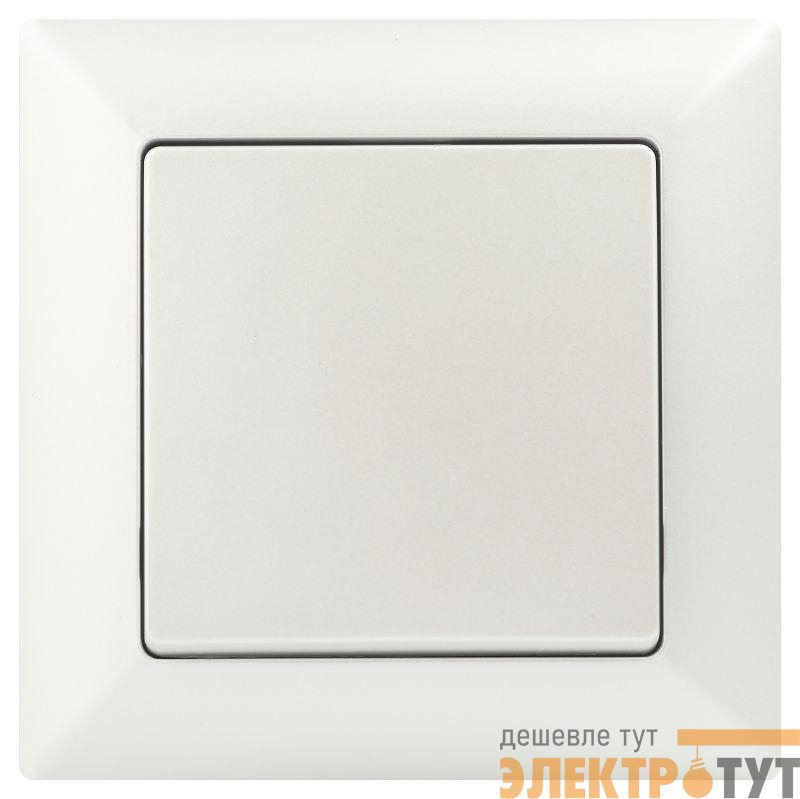 Переключатель промежуточный 1-кл. СП Solo 4-108-06 10А 250В IP20 перламутр Intro Б0053622