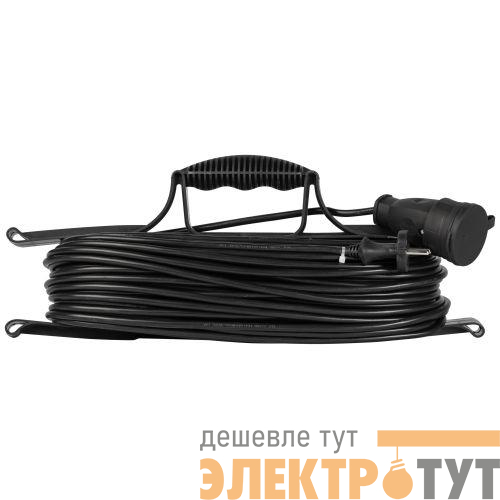 Удлинитель-шнур на рамке 1х40м без заземл. ПВС 2х1 GREEN LINE FR-10-40m Эра Б0065095