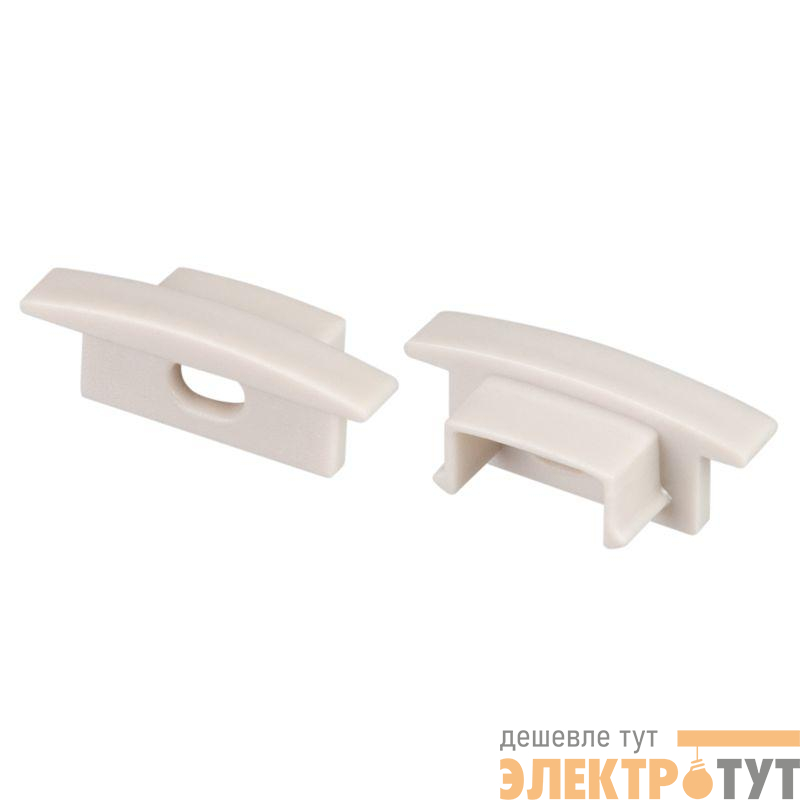 Заглушка LINE-2308-F с отверстием пластик Arlight 040317