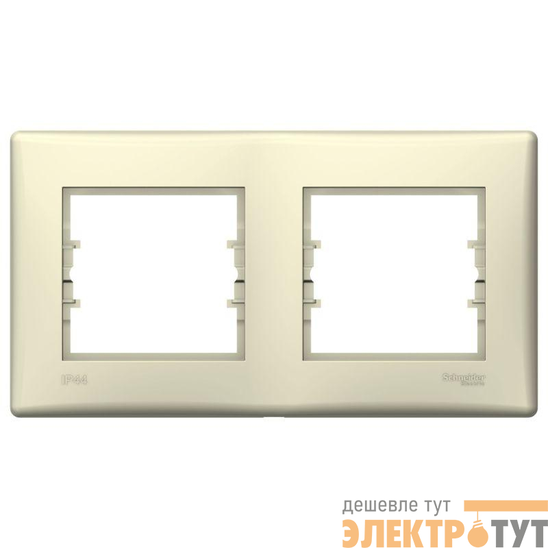 Рамка 2-м Sedna горизонтальная IP44 беж. SchE SDN5810647