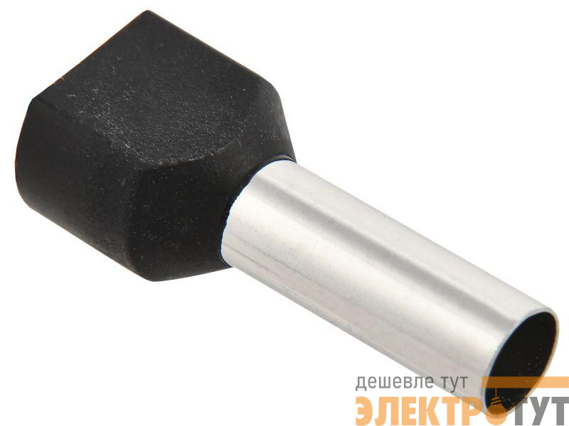 Наконечник НШВИ(2) 6.0-14 черн. (уп.100шт) IEK UTE10-D6-0-100