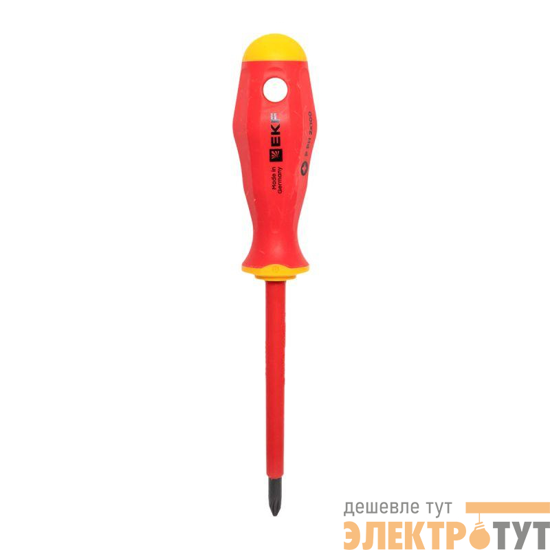 Отвертка Professional PH-FL2х100мм VDE 1000В EKF ph-fl-2-100-pro-in