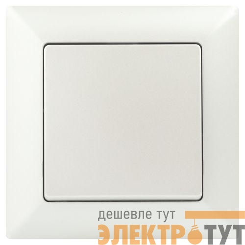 Выключатель 1-кл. СП Solo 4-101-06 10А 250В IP20 перламутр Intro Б0053551