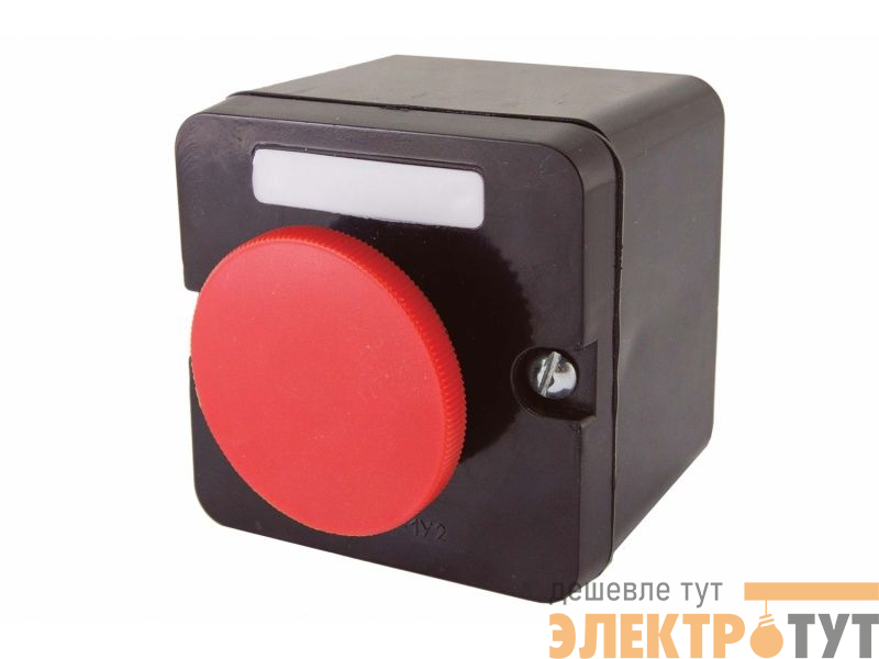 Пост кнопочный ПКЕ 212-1 красный грибок изображение
