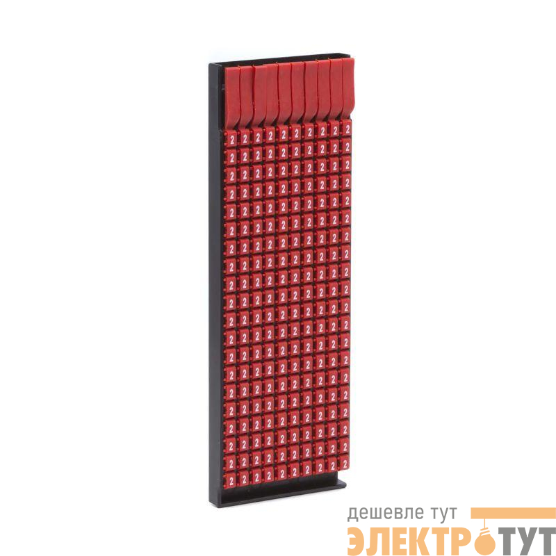 Маркер для кабеля сечением 4-6мм символ "2" (уп.160шт) DKC MKF2S3