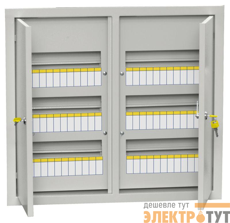 Корпус металлический ЩРв-72 (540х600х120мм) IP31 TITAN 3 IEK MKM14-V-72-30-T