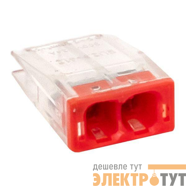 Клемма строительно-монтажная СМК 2273-242 2-проводная 0.5-2.5кв.мм с пастой (уп.100шт) PROxima EKF plc-smk-2273-242