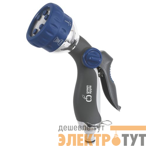 Пистолет-распылитель 6 режимов метал. (12/48) GWHM12-034 Green Apple Б0003090