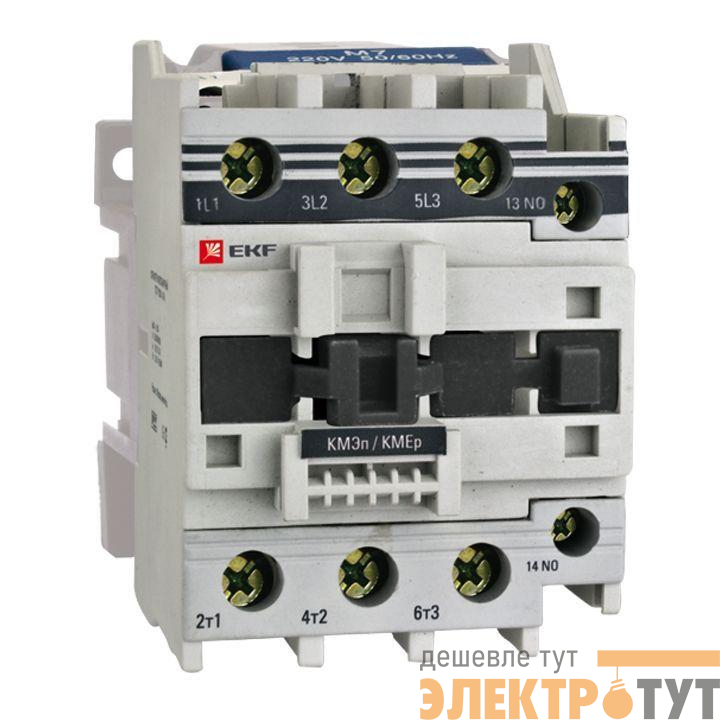 Контактор малогабаритный КМЭп 40А 24В DC 1NO 1NC PROxima EKF ctr-s-40-24-nc-p
