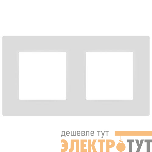 Рамка 2-м 12-5202-01М Классик бел. матов. Эра Б0067780