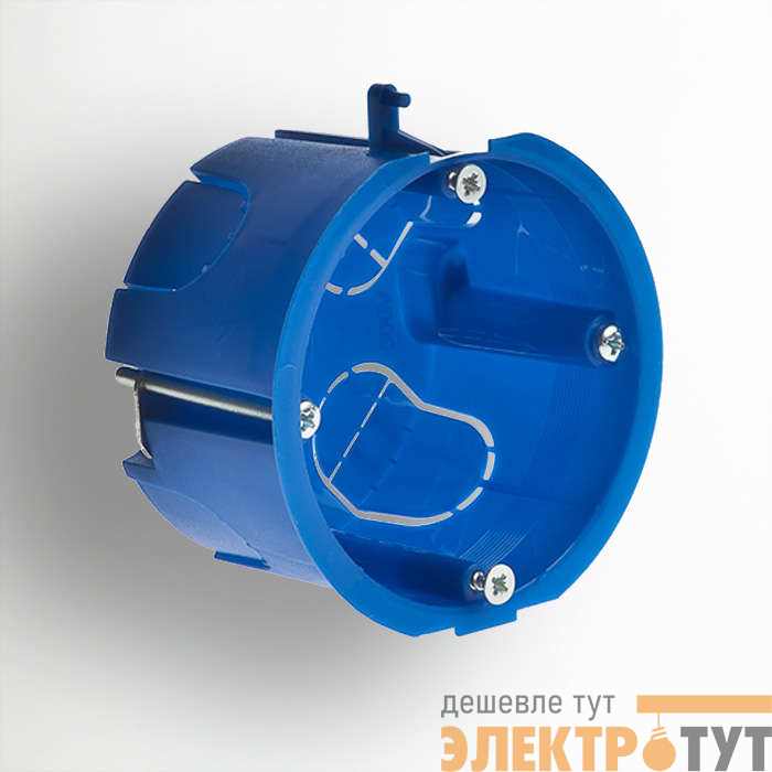 Коробка установочная СП 65х45 для гипсокарт. с метал. лапками IP30 Ruvinil 10172