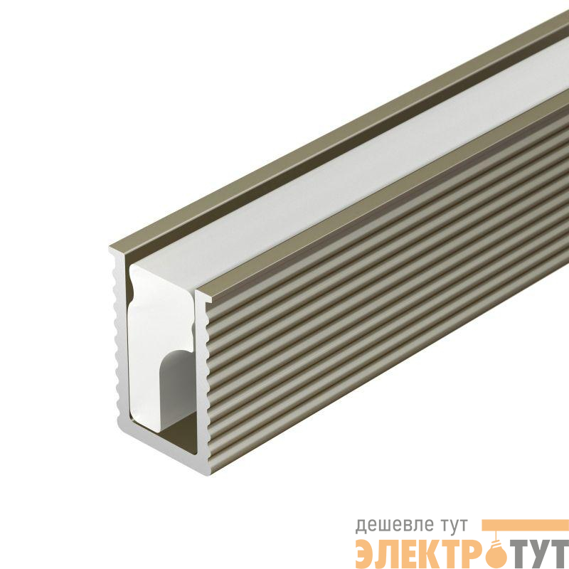 Профиль SL-MINI-6-H9-2000 ANOD OLIVE GREY L2000 алюм. Arlight 038203