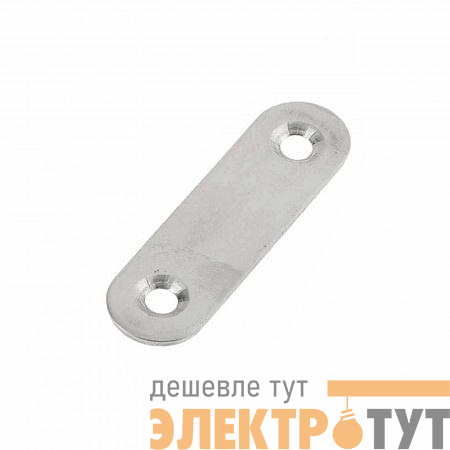 Пластина крепежная мебельная 80х17х2мм оцинк. Tech-Krep/Zitar 141948
