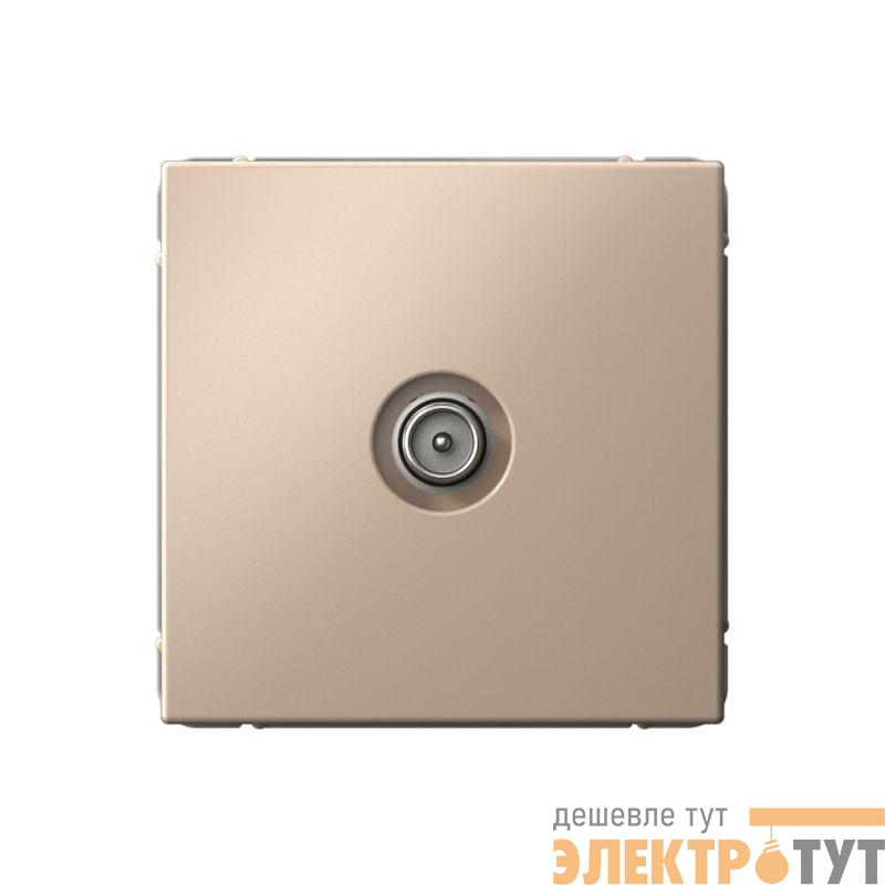 Розетка телевизионная оконечная TV ArtGallery 1дБ механизм песочн. SE GAL001291