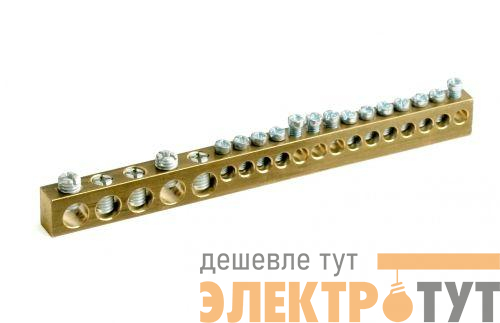 Колодка клеммная 15х9+14х5.4мм 18мод. усилен. DKC 87118