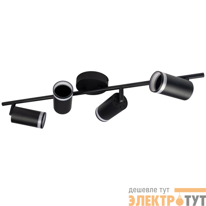 Светильник PCL-0104 4xGU10 IP20 230В BL настен./потолочн. декор. под лампу JazzWay 5066465