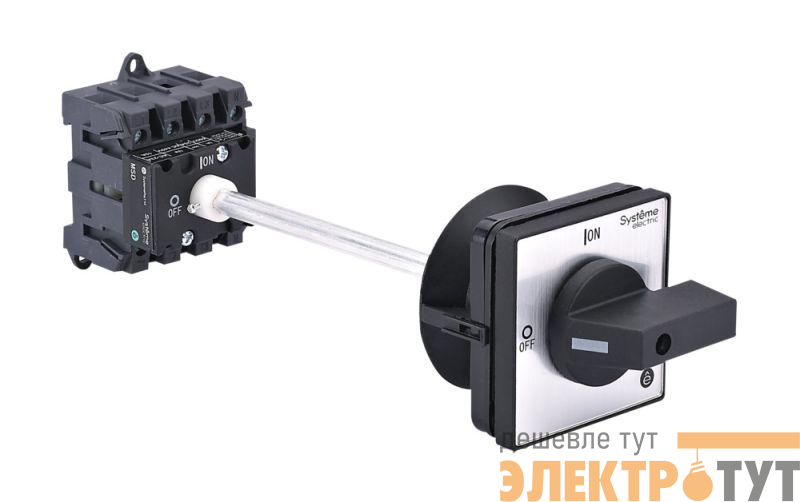 Выключатель-разъединитель 4п 32А IP20 с черн. выносн. рукоят. на дин-рейке/плате SE MSD32440B