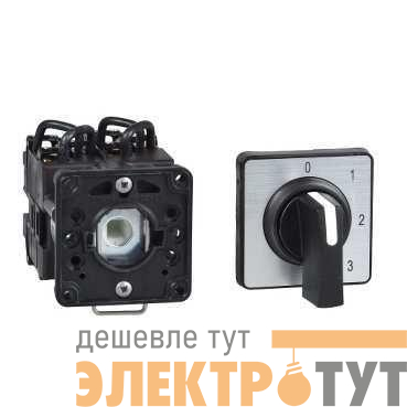 Переключатель кулачковый 22мм 12А 6+"0" SchE K1F027MCH