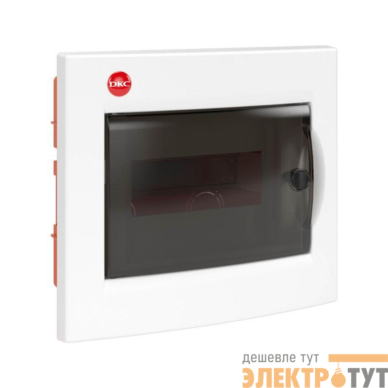 Щиток встраиваемый 8мод. IP41 с дверцей с усилен. клеммн. блоком 87308 бел. DKC 81708