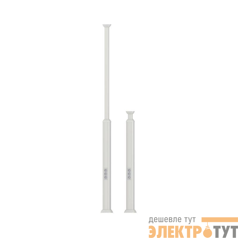 Колонна телескопическая 1.5-3м алюм. свет. серебр. металлик DKC 09581