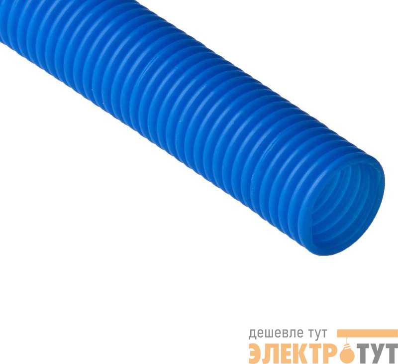 Труба гофрированная ПНД d40мм для МПТ син. (уп.15м) Ruvinil 24000С