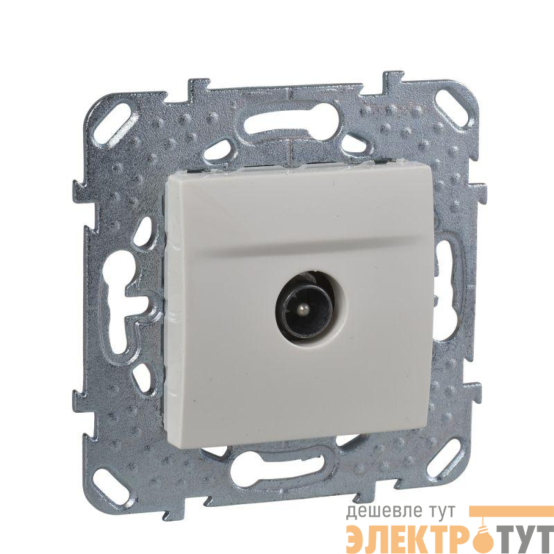 Механизм розетки TV 1-м СП Unica простая беж. SchE MGU5.462.25ZD