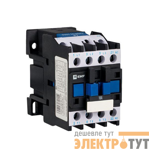Пускатель ПМЛ-1161ДМ 18А кат. 230В AC Basic EKF pml-s-18-230-nc-basic